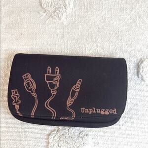 Black Tech Accessory Pouch